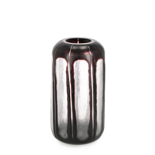 Vaso Kirinda Vt Trasparente nera H32 - HASSAN