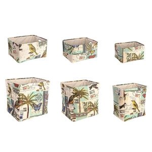 Set6 Porta Oggetti rettangolare Blu (2 Pezzi) - YUMI