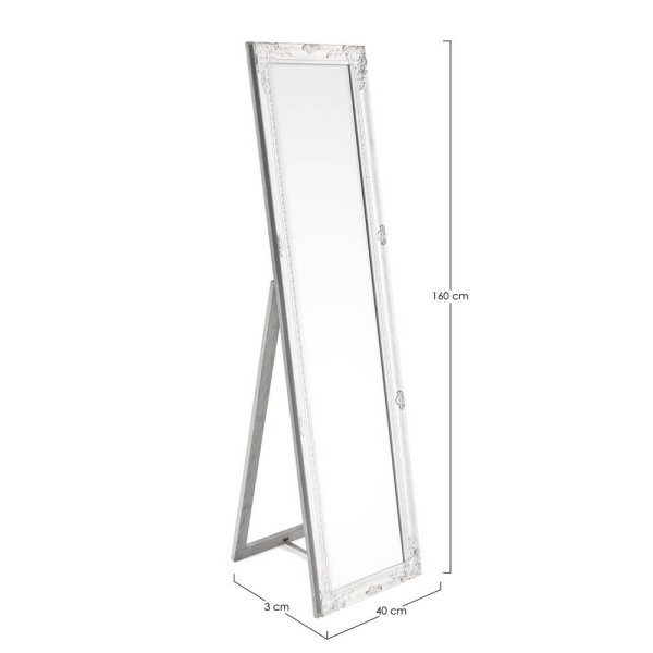 Specchio stand Bianca 40X160 – HALL