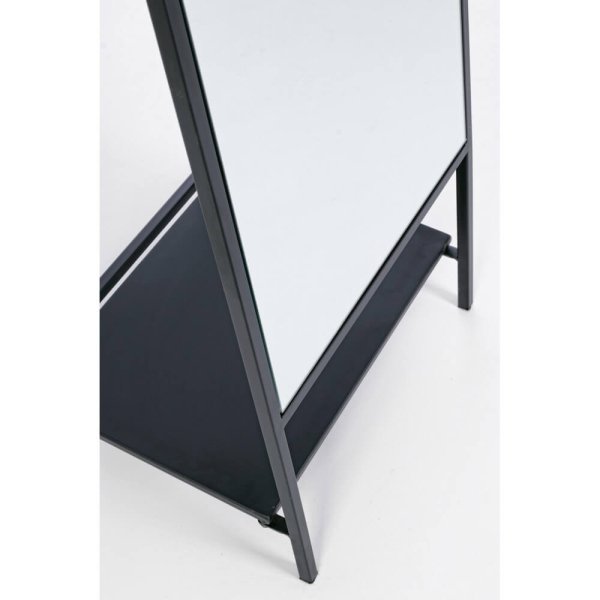 Specchio St. con Porta Abiti EkbAlto nera – HILL