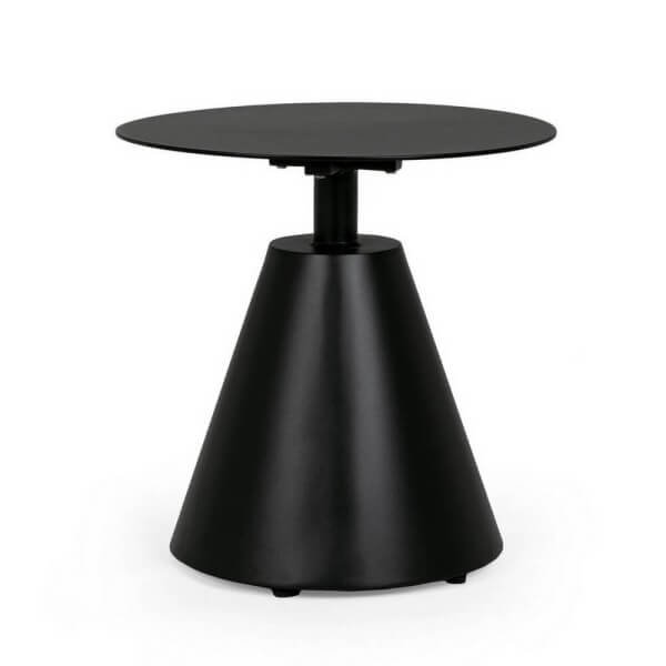 Tavolino Alluminio Verde Moderno da Esterno 50 cm - ISO - Antracite