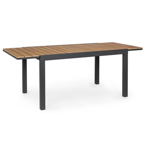 Tavolo da giardino allungabile in alluminio 140-200X90 - MESSENGER