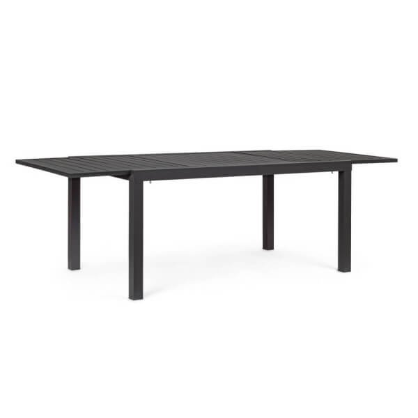 Tavolo da giardino in alluminio - NORDIC - Antracite, 160x90 cm