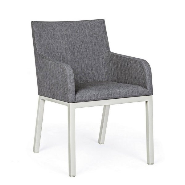 Sedia da giardino con Braccioli in alluminio (4 Pezzi) - YOUNG