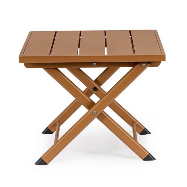 Tavolino da giardino pieghevole in alluminio 44X43 – TERRA