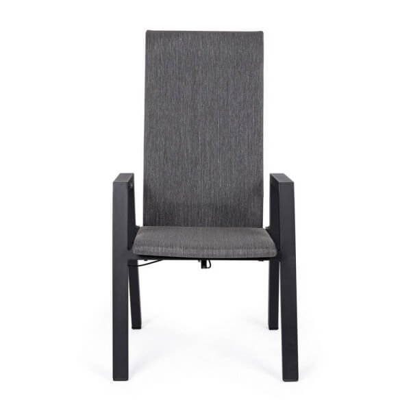 Sedia da giardino con Braccioli Reclinabile in alluminio (4 Pezzi) – ENDURING