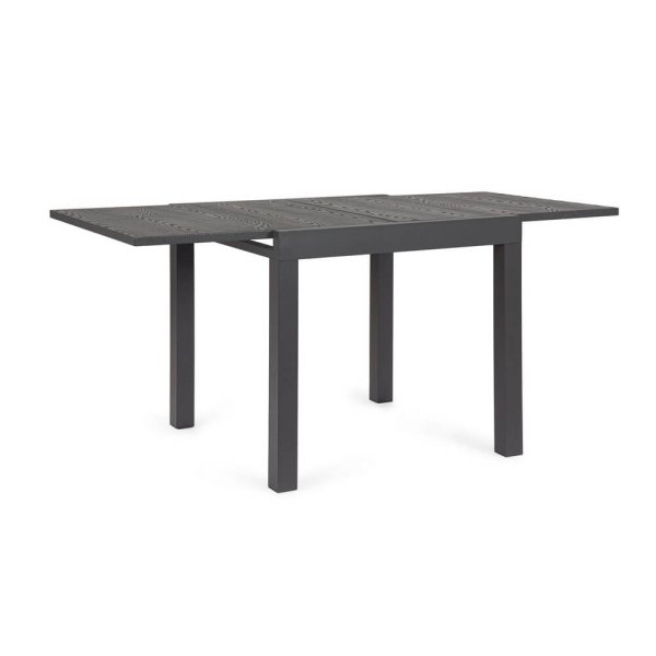 Tavolo da giardino allungabile 80-160x80 cm antracite - BRASTEL