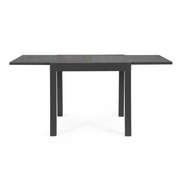 Tavolo da giardino allungabile 80-160×80 cm antracite – BRASTEL