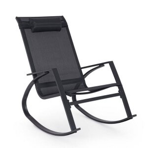 Poltrona Dondolo da esterno con Poggiapiedi - STURDY