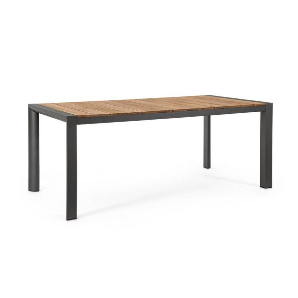 Tavolo da giardino allungabile in alluminio 180X90 - CAMERON