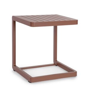 Tavolino da giardino in alluminio 40x40 cm (2 Pezzi) - DRYDEN