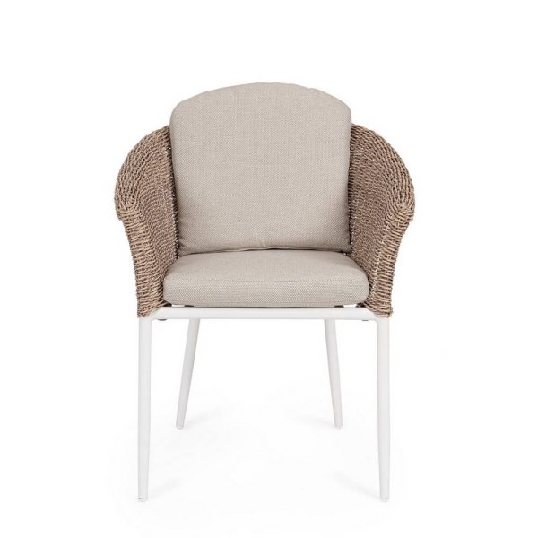 Sedia con braccioli e cuscino (2 Pezzi) – RAVINA