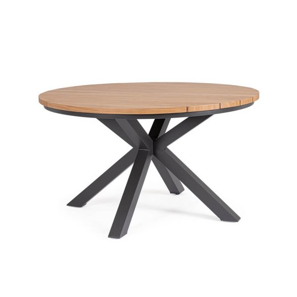 Tavolo rotondo diametro 130 cm antracite - ORYLIA