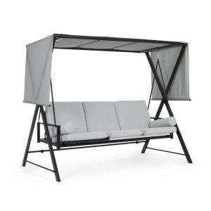 Dondolo Lounge 3 posti con cuscini - VINTAGE