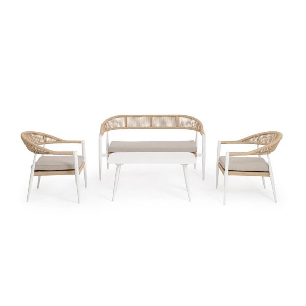 Set salotto 4 posti in alluminio – ELARIA