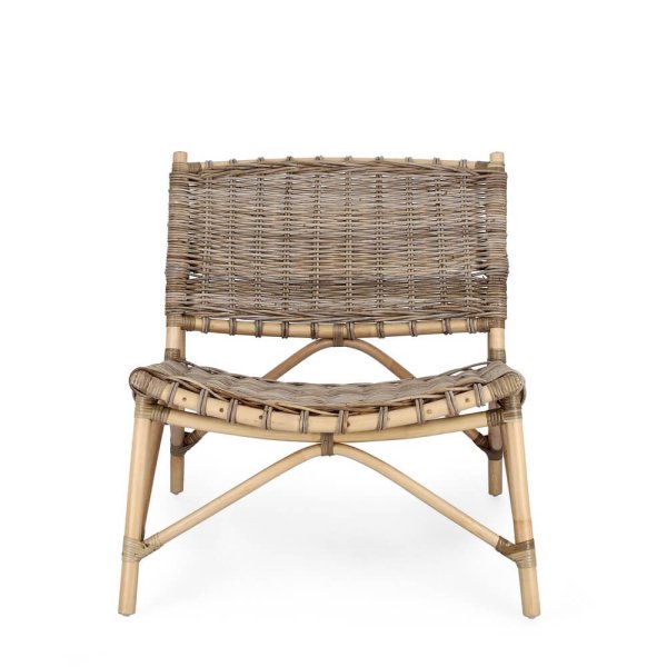 Sedia in kubu rattan naturale – MIRABELLE