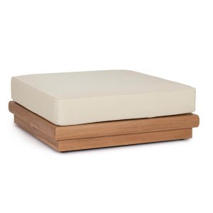 Poggiapiedi da giardino con cuscino - SERELIS