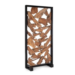 Paravento in radice di teak - PHOEBE