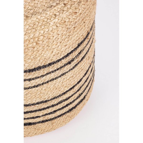 Pouf Naturale nera D45 – ANDERSON