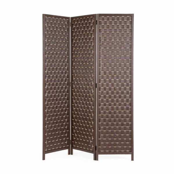 Paravento 3 ante marrone 135x180h - JARA