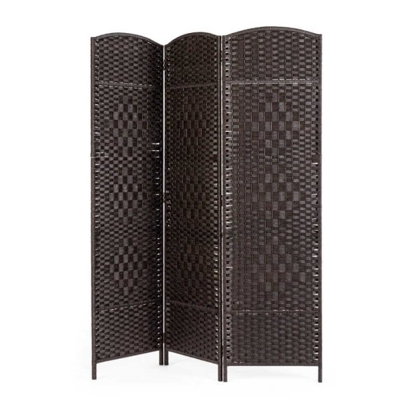 Paravento 3 ante nero 150x180h - SAVANA