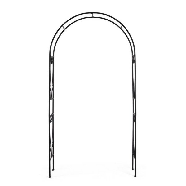 Arco per piante in metallo colore nero 110x210H – VIREL