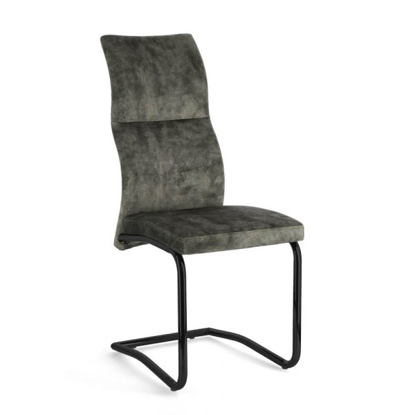 Sedia in Velluto moderna (4 Pezzi) - ASHER