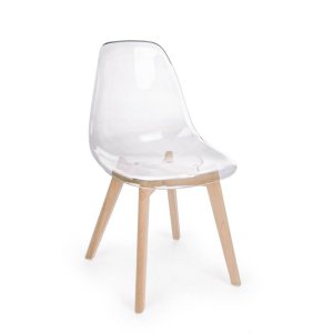 Sedia scandinava Trasparente (4 Pezzi) - TALIA