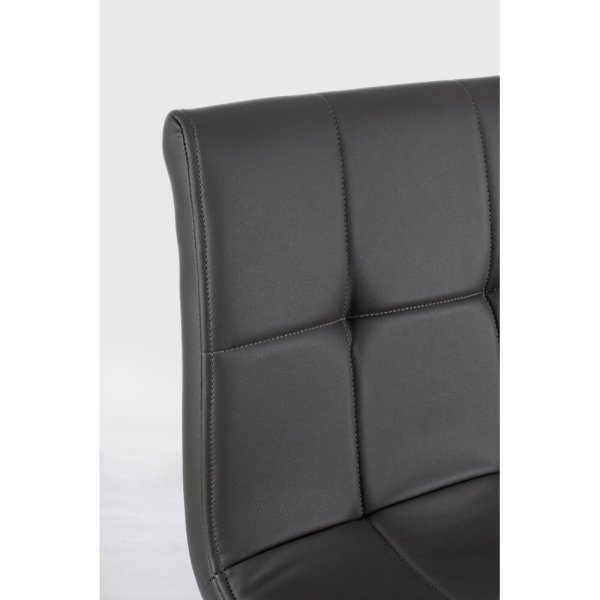 Sgabello Bar in Ecopelle (2 Pezzi) – ZELDA
