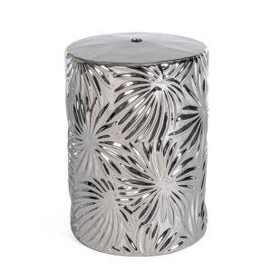 Sgabello Leaf Argento to - GABRIEL
