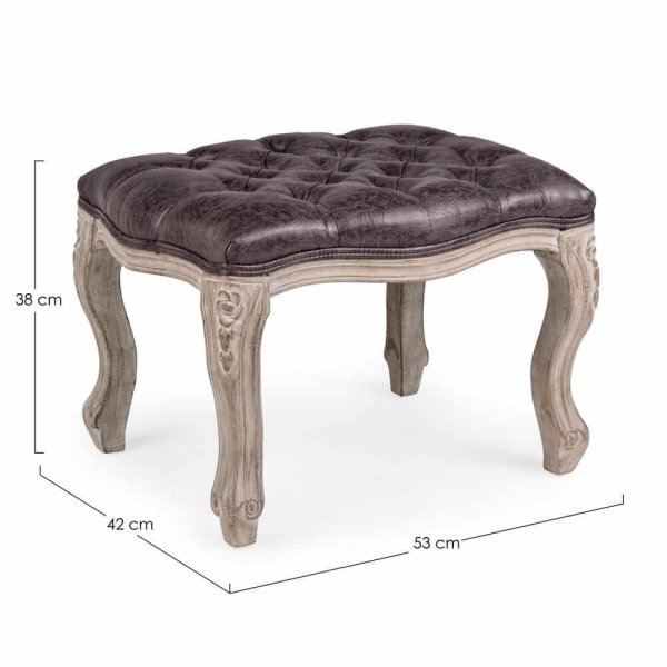 Sgabello poggiapiedi dark (2 Pezzi) – STAR