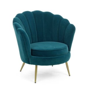 Poltrona in velluto di design - GISELLE