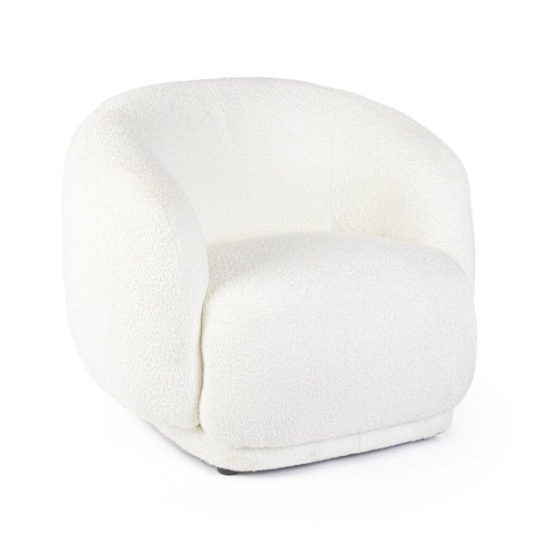 Poltrona moderna Bouclè - THEA
