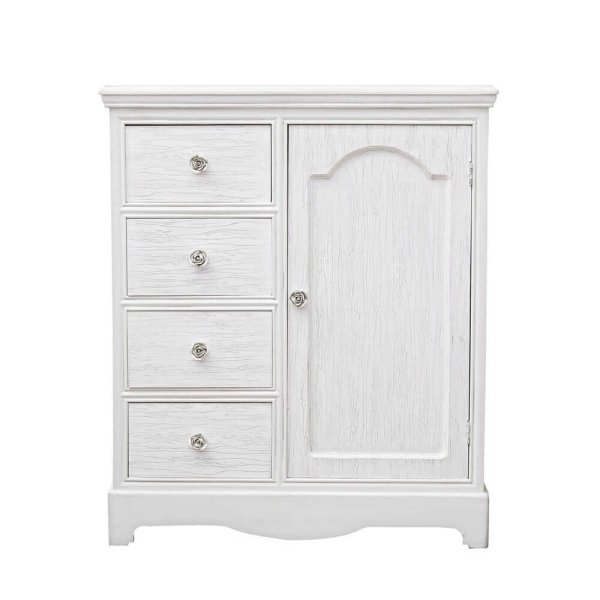 Credenza 1 anta 4 cassetti – IVORY