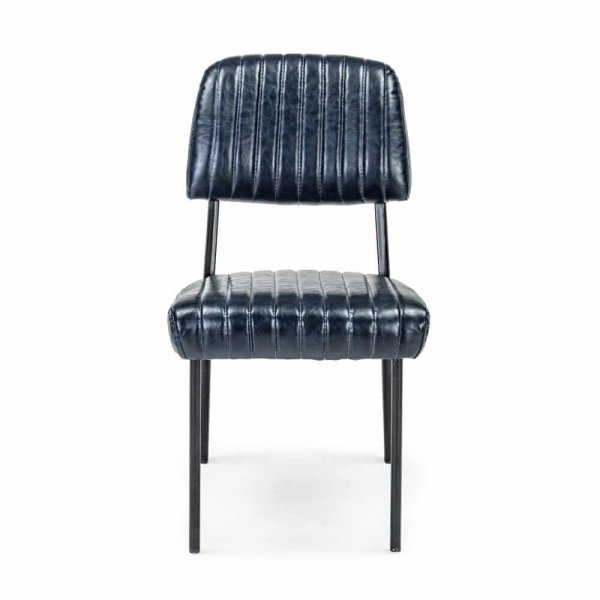 Sedia blu vintage (2 Pezzi) – DAISY