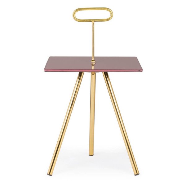 Tavolino piano in vetro 35X35 – KALEB