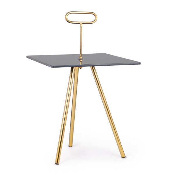 Tavolino piano in vetro 40X40 - KALEB