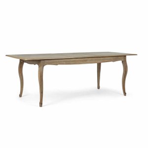 Tavolo allungabile in legno gambe a sciabola 180/225x90 - SERAPHINA