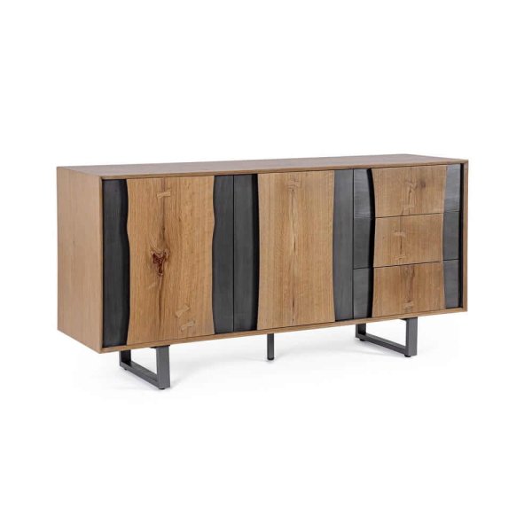 Credenza 2 ante 3 cassetti - BRAMBLE
