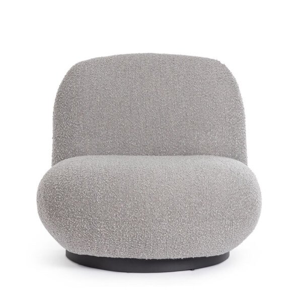 Poltrona Girev Grigia Boucle’ – DANIEL