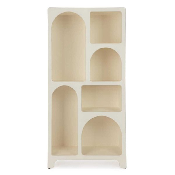 Libreria rettangolare bianco 60x120h – SILKY