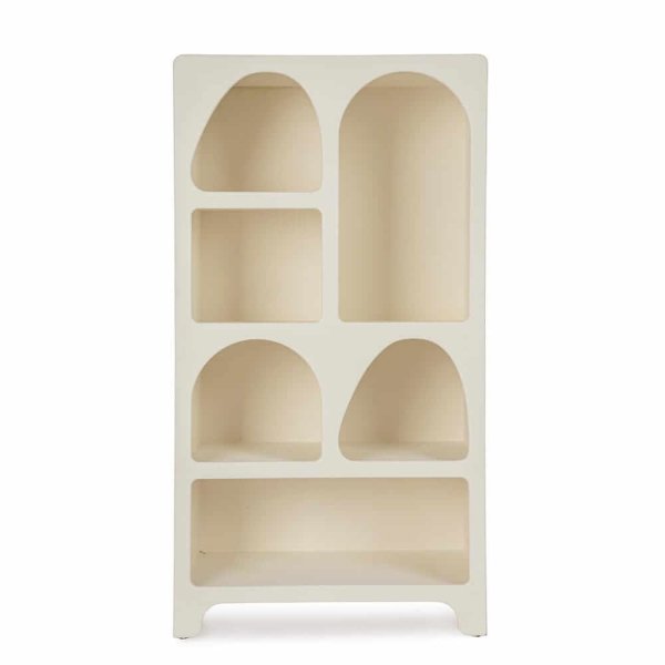 Libreria rettangolare bianco 56×105,5h – SILKY