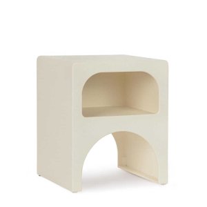 Comodino bianco 39,5x48,5h - SILKY
