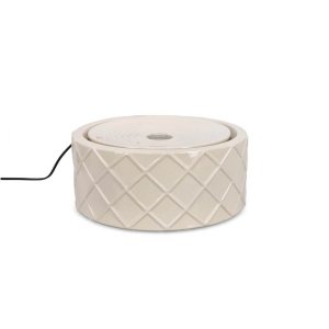 Fontana da giardino avorio D33x14,5H con LED - CALYPSO