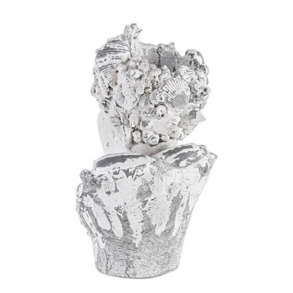 Vaso testa divinità in magnesia H50 – FRALYN