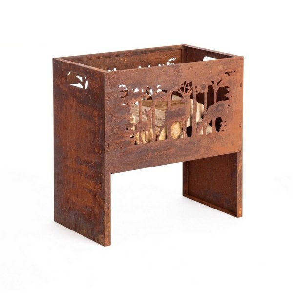 Braciere da Giardino Belisma Ruggine 50X30 - BELLEZZA