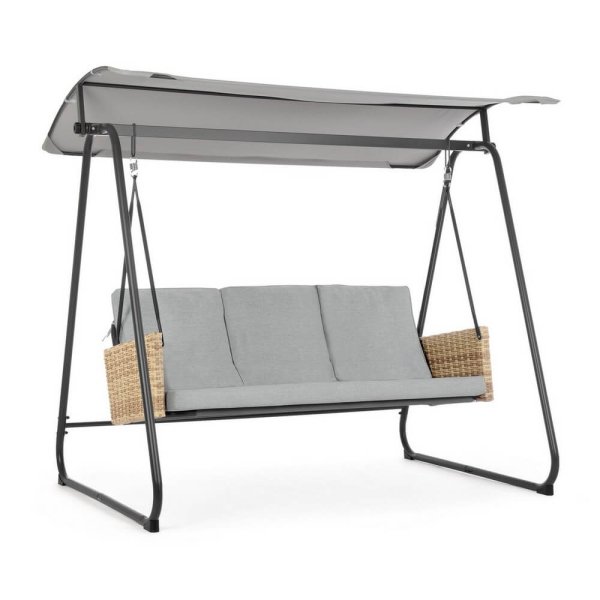 Dondolo da giardino 3 posti con cuscini - SIMPLICITY