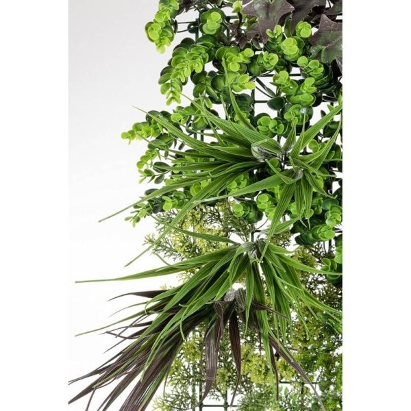 Parete sintetica verde mix 100×100 cm – NOVARA