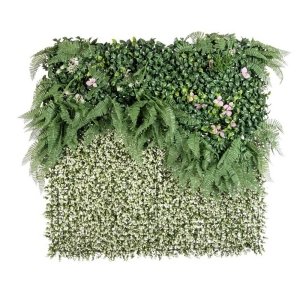 Parete sintetica per pergola con fiori 100x100 cm - NOVARA