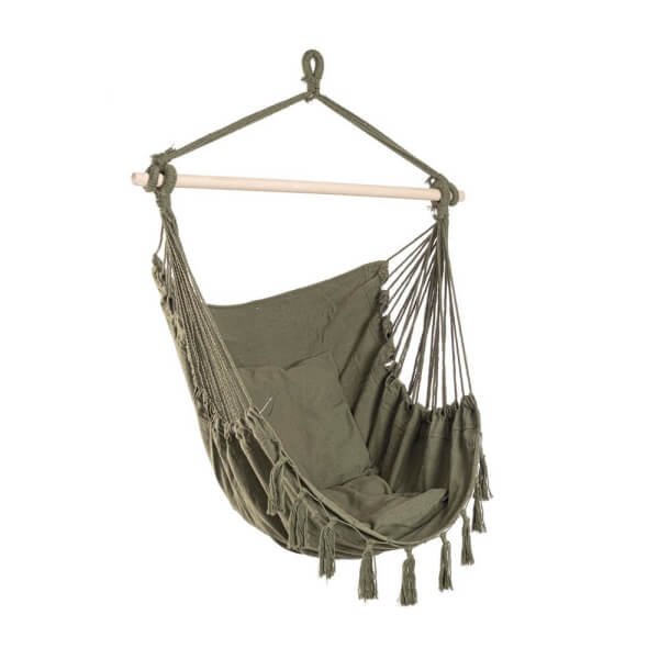 Amaca Pensile in Cotone Rosso Boho da Esterno - SIERRA